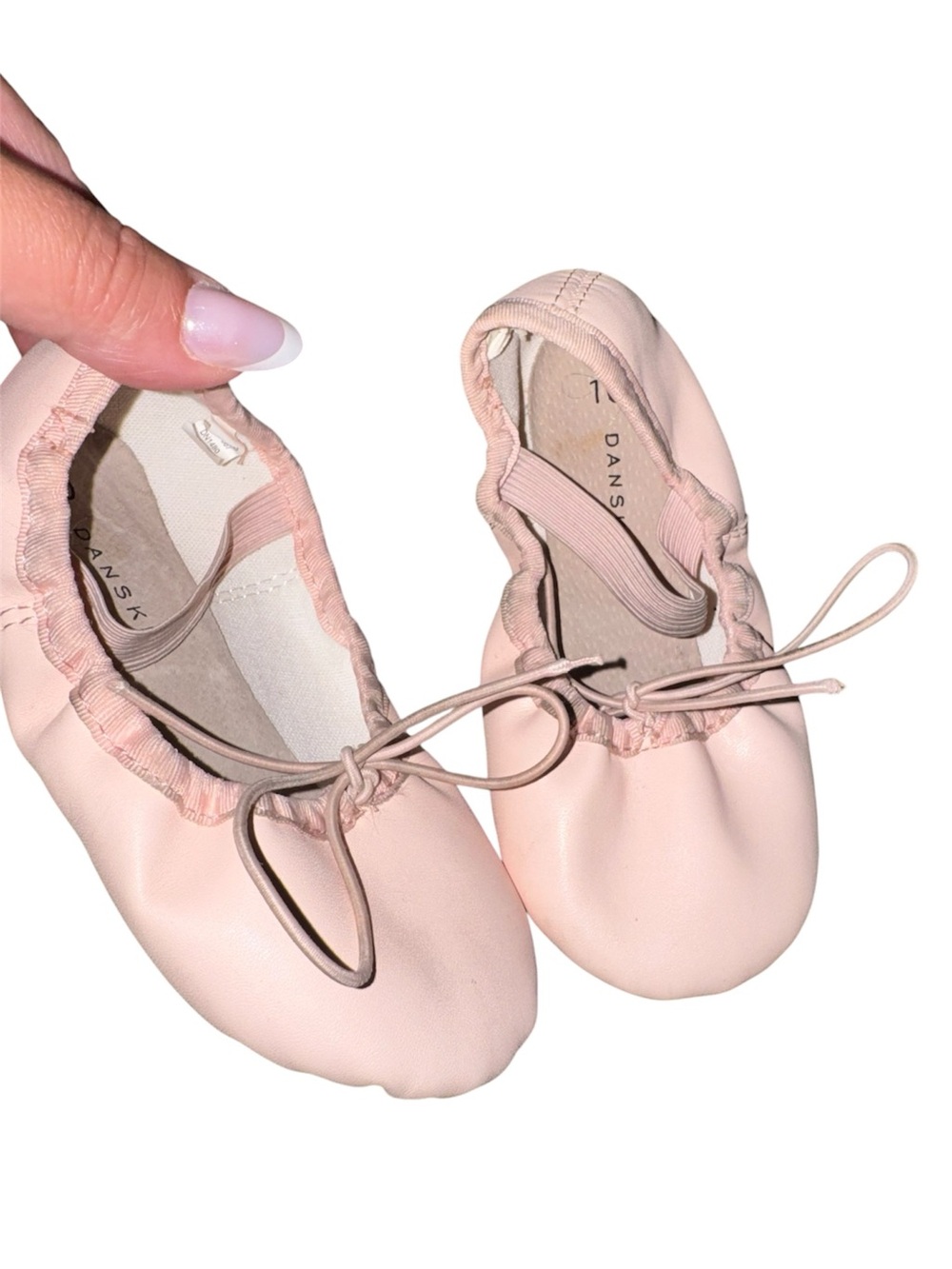☀️6/$20☀️ Danskin Blush Pink Ballet Slippers for Kids
